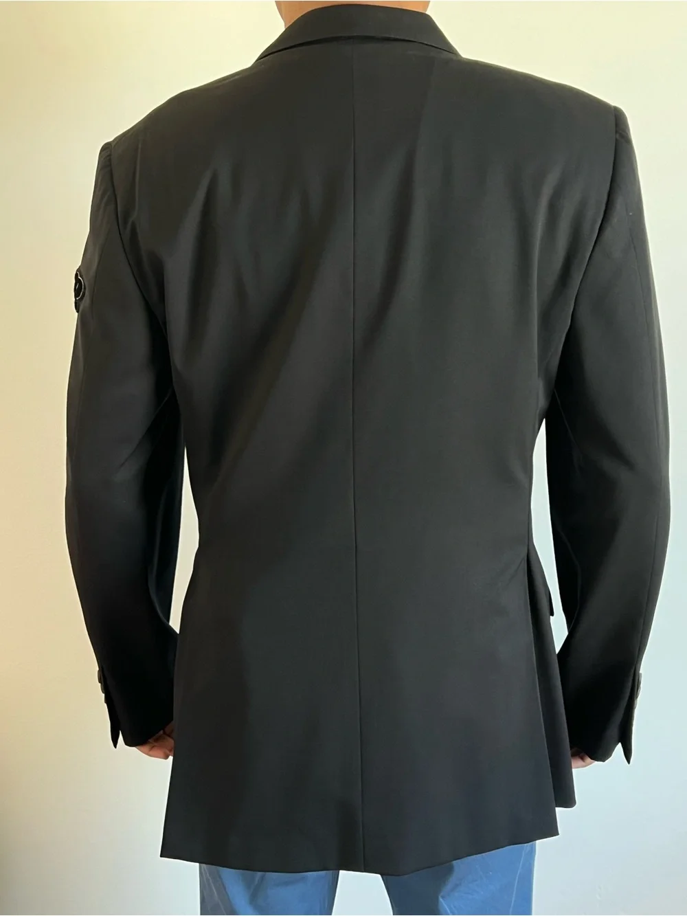 Gucci Men's Black Tailored Blazer - Classic Single-Breasted